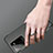 Transparent Crystal Frameless Hard Case Back Cover with Magnetic Finger Ring Stand for Vivo V25 Pro 5G