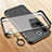 Transparent Crystal Frameless Hard Case Back Cover with Magnetic Finger Ring Stand for Vivo V27 Pro 5G