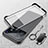 Transparent Crystal Frameless Hard Case Back Cover with Magnetic Finger Ring Stand for Vivo X Note