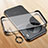 Transparent Crystal Frameless Hard Case Back Cover with Magnetic Finger Ring Stand for Vivo X90 Pro+ Plus 5G