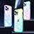 Transparent Crystal Gradient Hard Case Back Cover QC1 for Apple iPhone 14 Pro