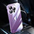 Transparent Crystal Gradient Hard Case Back Cover QC2 for Apple iPhone 15 Pro Max