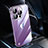 Transparent Crystal Gradient Hard Case Back Cover QC2 for Apple iPhone 15 Pro Max Clear