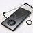 Transparent Crystal Hard Case Back Cover H01 for Huawei Mate 40E 5G Black