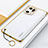 Transparent Crystal Hard Case Back Cover H01 for Oppo Find X5 5G Gold