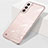 Transparent Crystal Hard Case Back Cover H01 for Samsung Galaxy S21 FE 5G