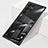 Transparent Crystal Hard Case Back Cover H01 for Samsung Galaxy S21 Ultra 5G Black