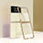 Transparent Crystal Hard Case Back Cover H01 for Samsung Galaxy Z Flip3 5G