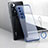 Transparent Crystal Hard Case Back Cover H01 for Xiaomi Mi 10S 5G Blue