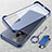 Transparent Crystal Hard Case Back Cover H01 for Xiaomi Redmi Note 12 Explorer Blue