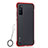 Transparent Crystal Hard Case Back Cover H02 for Huawei Enjoy Z 5G Red