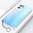 Transparent Crystal Hard Case Back Cover H02 for Oppo Reno7 Pro 5G Clear