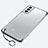 Transparent Crystal Hard Case Back Cover H02 for Samsung Galaxy S21 5G Black