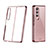 Transparent Crystal Hard Case Back Cover H02 for Samsung Galaxy Z Fold3 5G Rose Gold