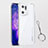 Transparent Crystal Hard Case Back Cover H03 for Oppo Find X5 Pro 5G Clear