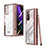 Transparent Crystal Hard Case Back Cover H03 for Samsung Galaxy Z Fold2 5G