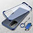Transparent Crystal Hard Case Back Cover H03 for Xiaomi Poco F3 5G Blue