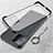 Transparent Crystal Hard Case Back Cover H04 for Oppo Find X3 Pro 5G Black