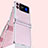 Transparent Crystal Hard Case Back Cover H04 for Samsung Galaxy Z Flip3 5G