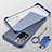 Transparent Crystal Hard Case Back Cover H04 for Xiaomi Mi 11i 5G (2022) Blue