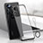 Transparent Crystal Hard Case Back Cover H04 for Xiaomi Mi 12 Pro 5G Black