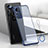 Transparent Crystal Hard Case Back Cover H04 for Xiaomi Mi 12 Pro 5G Blue