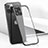 Transparent Crystal Hard Case Back Cover H05 for Apple iPhone 13 Pro Max Black