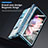 Transparent Crystal Hard Case Back Cover H05 for Samsung Galaxy Z Fold3 5G