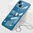 Transparent Crystal Hard Case Back Cover H09 for Apple iPhone 13