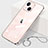 Transparent Crystal Hard Case Back Cover H09 for Apple iPhone 13