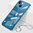 Transparent Crystal Hard Case Back Cover H09 for Apple iPhone 15