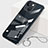 Transparent Crystal Hard Case Back Cover H09 for Apple iPhone 15 Plus Black