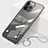 Transparent Crystal Hard Case Back Cover H09 for Apple iPhone 15 Pro