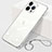 Transparent Crystal Hard Case Back Cover H09 for Apple iPhone 15 Pro Max