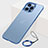 Transparent Crystal Hard Case Back Cover H10 for Apple iPhone 14 Pro Max Blue