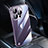 Transparent Crystal Hard Case Back Cover QC1 for Apple iPhone 15 Pro