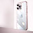 Transparent Crystal Hard Case Back Cover QC2 for Apple iPhone 13 Pro Rose Gold