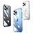 Transparent Crystal Hard Case Back Cover QC2 for Apple iPhone 14 Pro