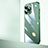 Transparent Crystal Hard Case Back Cover QC2 for Apple iPhone 14 Pro Green