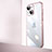 Transparent Crystal Hard Case Back Cover QC2 for Apple iPhone 15