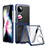 Transparent Crystal Hard Case Back Cover QH2 for Huawei Pocket S