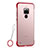 Transparent Crystal Hard Case Back Cover S01 for Huawei Mate 20 X 5G Red