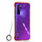 Transparent Crystal Hard Case Back Cover S01 for Huawei Nova 7 SE 5G Red