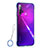Transparent Crystal Hard Case Back Cover S01 for Huawei P20 Lite (2019) Blue