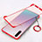 Transparent Crystal Hard Case Back Cover S01 for Samsung Galaxy Note 10 Red