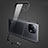 Transparent Crystal Hard Case Back Cover S01 for Xiaomi Mi 11 Lite 4G Black