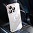 Transparent Crystal Hard Case Back Cover with Mag-Safe Magnetic QC1 for Apple iPhone 15 Pro Max