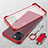 Transparent Crystal Hard Case Back Cover with Magnetic Finger Ring Stand for Apple iPhone 13