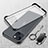 Transparent Crystal Hard Case Back Cover with Magnetic Finger Ring Stand for Apple iPhone 13