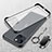 Transparent Crystal Hard Case Back Cover with Magnetic Finger Ring Stand for Apple iPhone 14